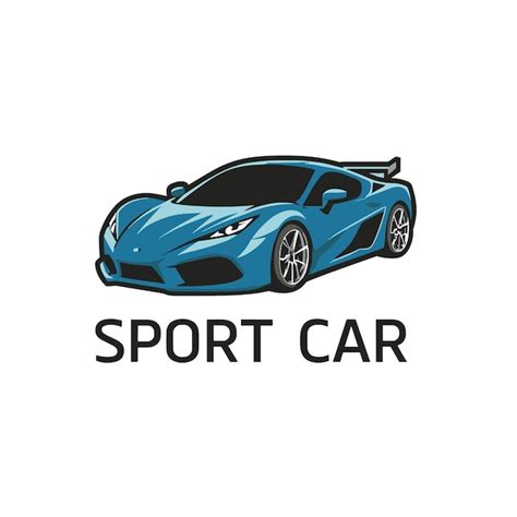 O Logotipo De Um Carro Desportivo Vetor Premium