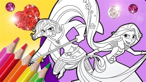 Rapunzel Tangled The Series Coloring Pages - Don't want to download and ...