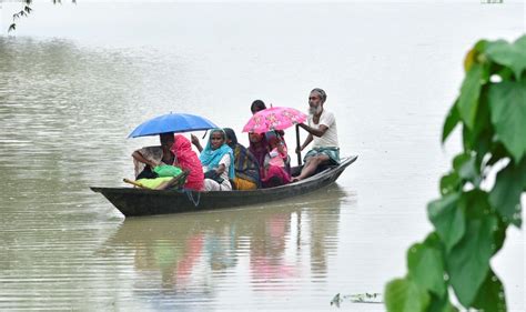 Assam Floods Situation Continues To Be Grim With Rivers Flowing Above