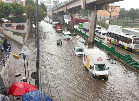 Por lluvia colapsa la vía López Portillo en diferentes puntos de esta