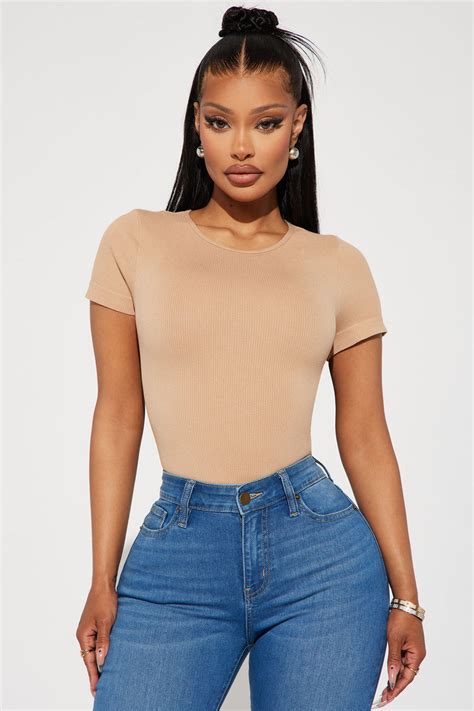 Kennedy Seamless Bodysuit Taupe Fashion Nova Bodysuits Fashion Nova