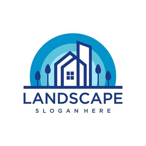 Landscape Logo Design Vector Template 20448649 Vector Art at Vecteezy