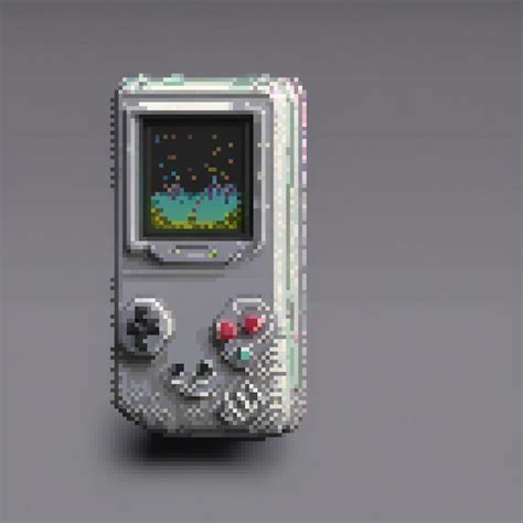 retro pixel art console  engaging video game premium ai generated