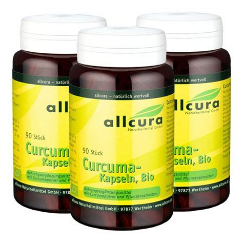 Allcura Curcuma Kapseln Bio 3x90 St Shop Apotheke