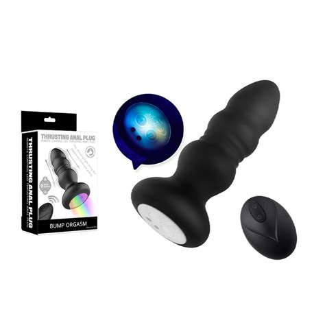 Plug Anal LED Vibração e movimentos de vai e vem Controle Shopee Brasil