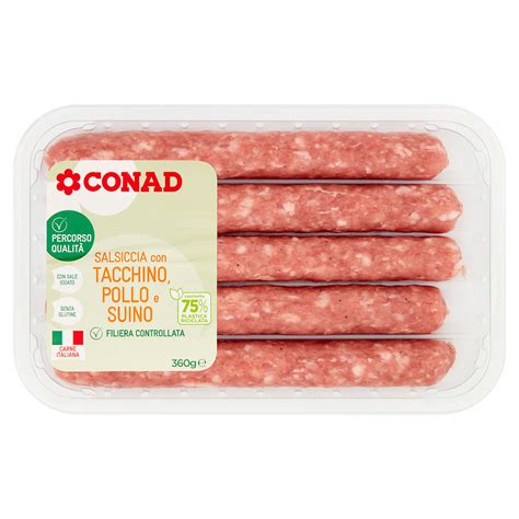 Salsiccia Di Tacchino E Pollo Conad Online Conad