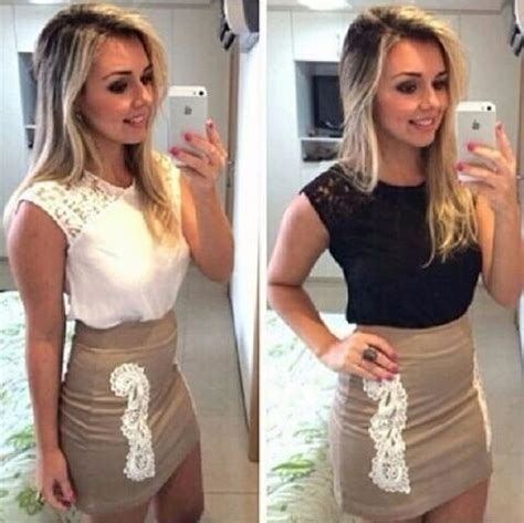 Saia Justa Cintura Alta Detalhe Arabesco Nude Mercado Livre