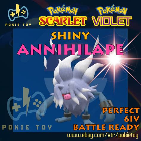 160 Shiny Annihilape 6iv Lv100 Battle Ready Pokemon Scarlet Violet