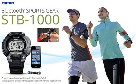 Casio Sports Gear STB-1000 Bluetooth Watches Offer Fitness Information ...