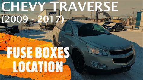 Chevrolet Traverse FUSE BOX LOCATION 2009 2017 YouTube