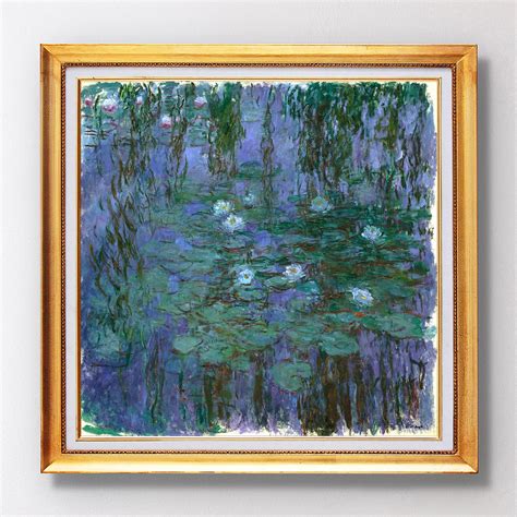 Claude Monet Blue Water Lilies Fine Art Glicée 1916 | Etsy