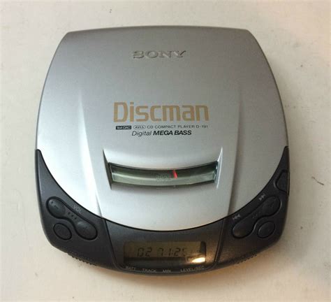 Used Sony Discman D 191 Personal CD Player Digital Mega Bass Tested