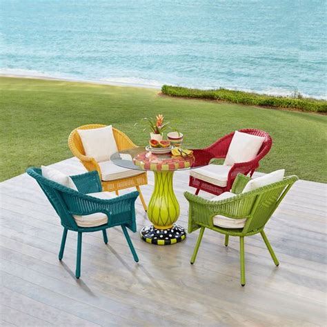 Affordable Roma Hand Woven Resin Wicker Stacking Chair White Resin