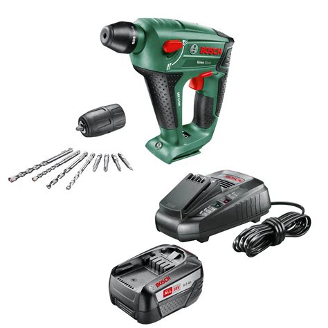 Bosch Uneo Maxx Li V Cordless Rotary Hammer Drill X Ah Li Ion