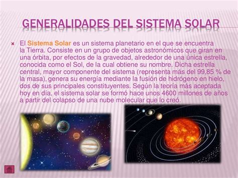 El Sistema Solar Presentacion