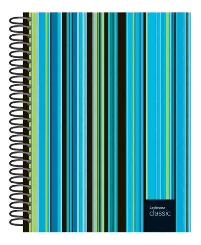 Cuaderno Espiral 16x21 Ledesma Classic 120 Hojas Tapa Dura