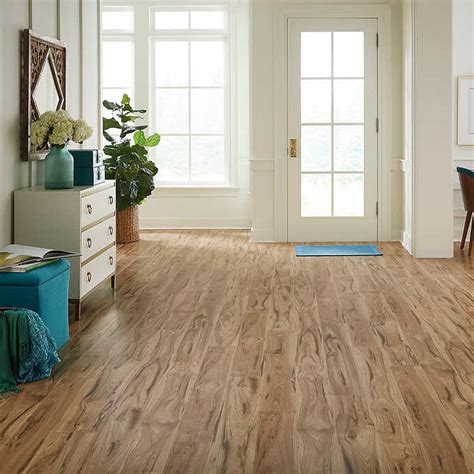 Mohawk Home Millport Hickory Waterproof Laminate 12mm Thick Plank With ...