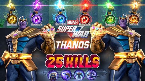 Marvel Super War Thanos Kills Killing Moments Montage Gameplay