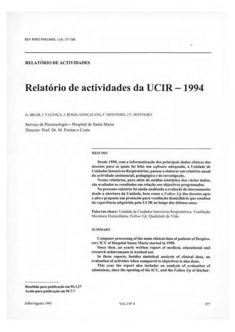 Pdf Relat Rio De Actividades Da Ucir