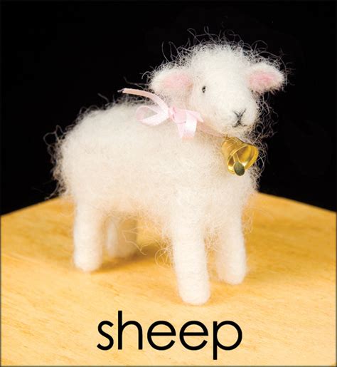 Needle Felting Kit Sheep WoolPets