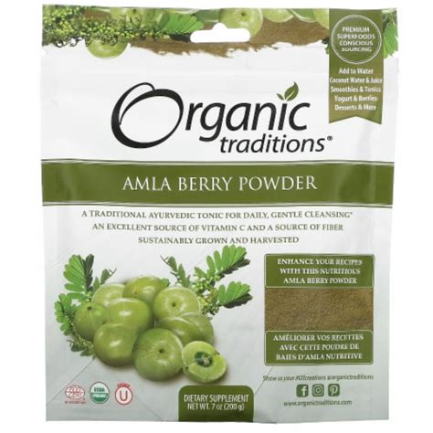 Organic Traditions Amla Berry Powder Oz G Oz Kroger