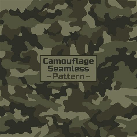 Seamless Grunge Camouflage Pattern Woodland Camouflage Background