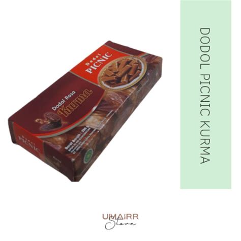 Jual Dodol Garut Picnic Kurma Gr Oleh Oleh Khas Garut Shopee