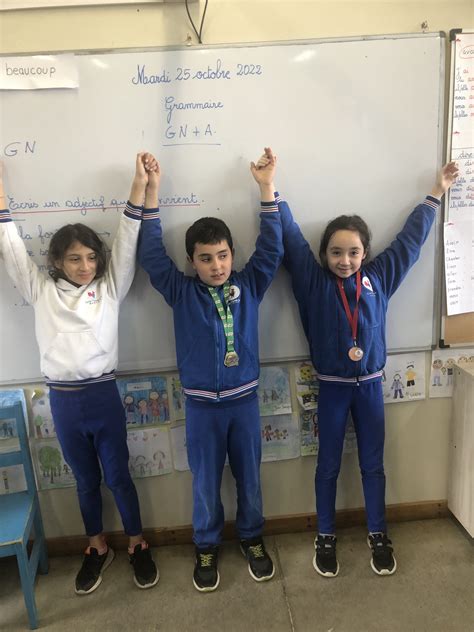 Participación en Campeonato de atletismo CE A Lycée Claude Gay OSORNO Colegio Francés de