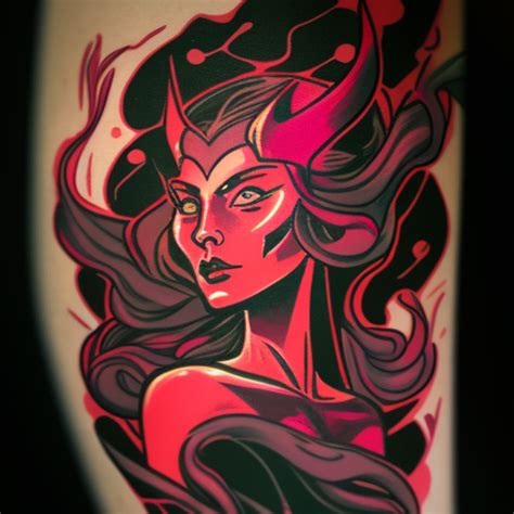 55 Scarlet Witch Tattoo Ideas - TattooClue.com