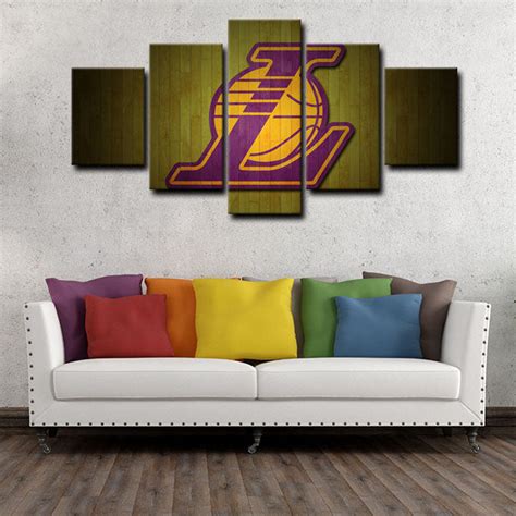 Los Angeles Lakers LOGO - Pencil Canvas