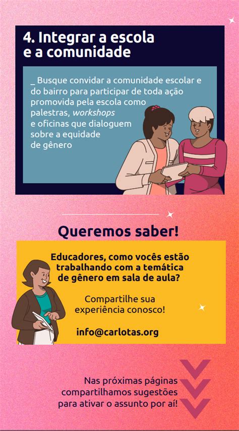 Guia Equidade De Gênero Para Escolas Carlotas