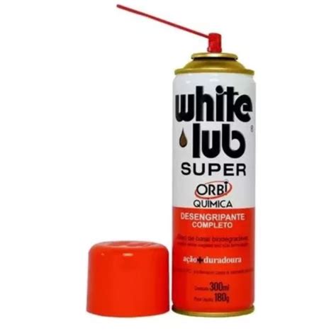 White Lub Super Desengripante Spray Lubrificante Ml Pe As