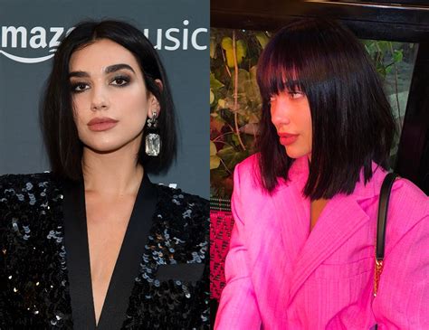 Platinum Blonde Dua Lipa Short Hair Blonde