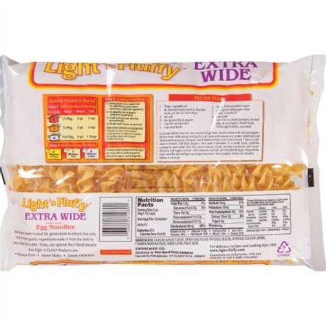 Light N Fluffy Extra Wide Enriched Egg Noodles 12 Oz Kroger