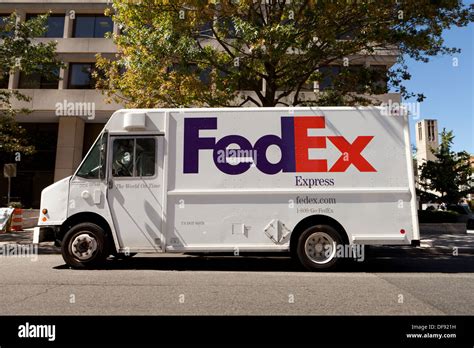 FedEx delivery truck parked in Washington, DC Stock Photo - Alamy