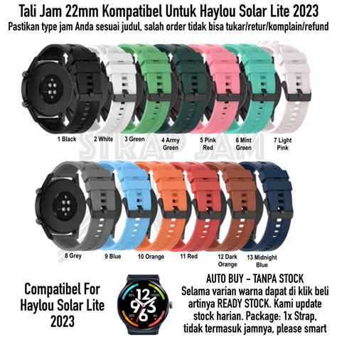 Jual T E Mm Strap Haylou Solar Lite Tali Jam Pria Quick