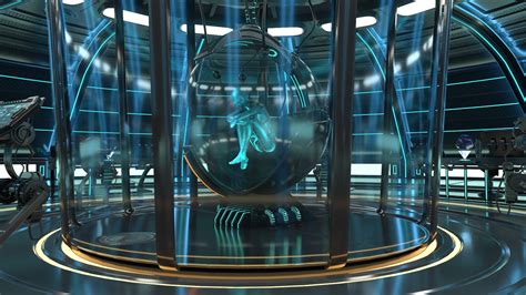 ArtStation - Sci Fi Interior Station - scifi station 3D model | Resources