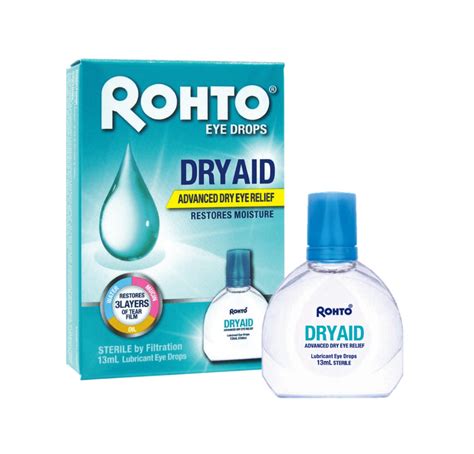 Rohto Eye Drops Dry Aid 13ml Shopee Singapore