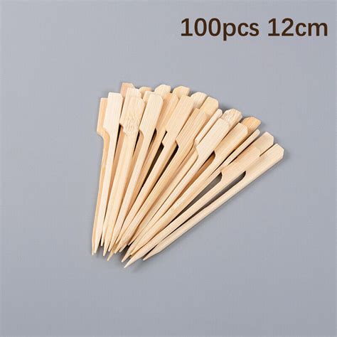 Pcs Disposable Bamboo Sticks Barbecue Tools Natural Bbq Bamboo