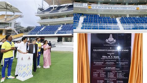 IPL 2023: WATCH CSK captain MS Dhoni inaugurate new pavilion at MA ...