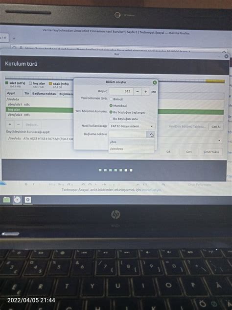 Z Ld Veriler Kaybolmadan Linux Mint Cinnamon Nas L Kurulur Sayfa