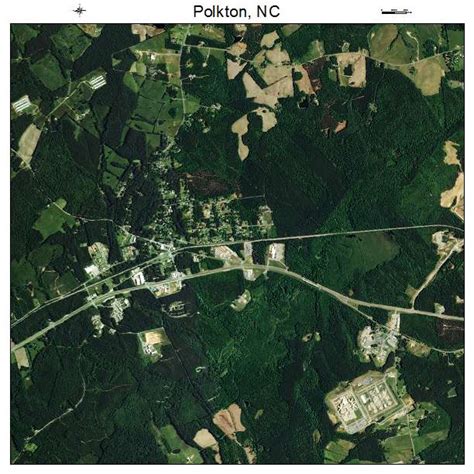 Aerial Photography Map of Polkton, NC North Carolina