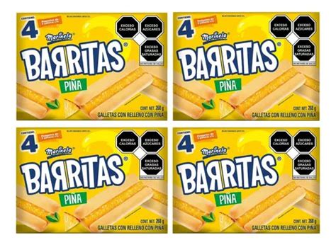 Cajas De Barritas Marinela Sabor Pi A G Env O Gratis