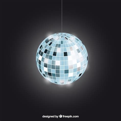 Premium Vector Bright Disco Ball