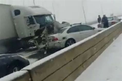 Massive 61-Car Pile Up In Minnesota Caught On Film [VIDEO]