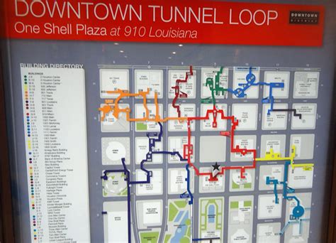 Map Of Houston Tunnel System - Emmy Norrie