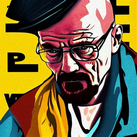 Breaking Bad Walter White Digital Art Stable Diffusion