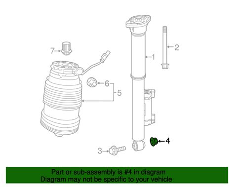 Suspension Shock Absorber Nut Mercedes Benz