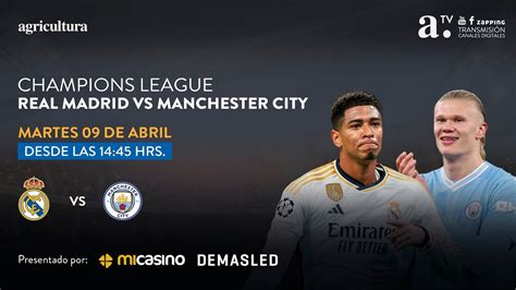 Real Madrid Vs Manchester City Champions League Cuartos De Final