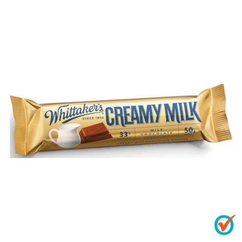 Whittakers Chunks Creamy Milk 50g Lazada